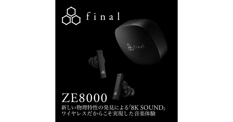 【ふるさと納税】final ZE8000　完全ワイヤレスイヤホン | 人気 おすすめ 送料無料