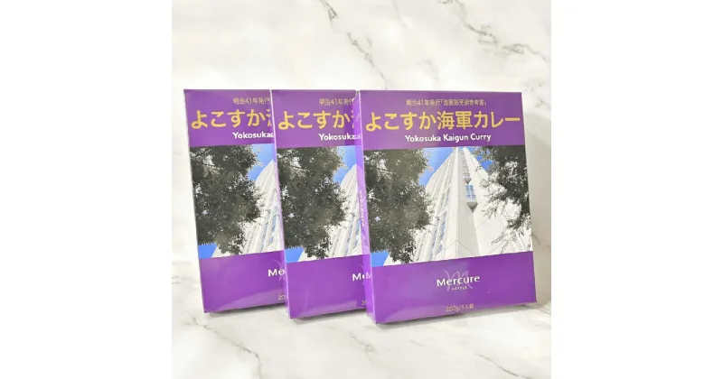 【ふるさと納税】よこすか海軍カレーセット 200g×3箱 ホテル シェフ カレー かれー 横須賀 海軍カレー【メルキュール横須賀】[AKCF002]