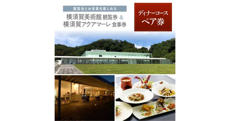 【ふるさと納税】横須賀美術館観覧券・レストランアクアマーレ食事券（ディナーコース/ペア券）【横須賀美術館】[AKBX001]