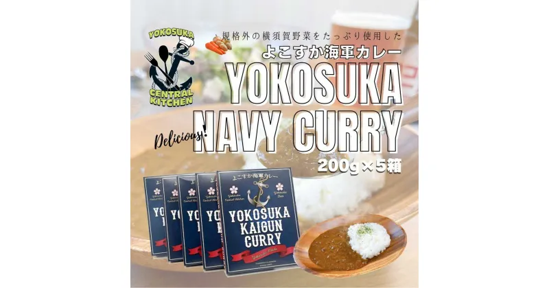 【ふるさと納税】よこすか海軍カレー 1人前200g×5個セット 1kg カレー レトルト【有限会社たのし屋本舗】[AKAE021]