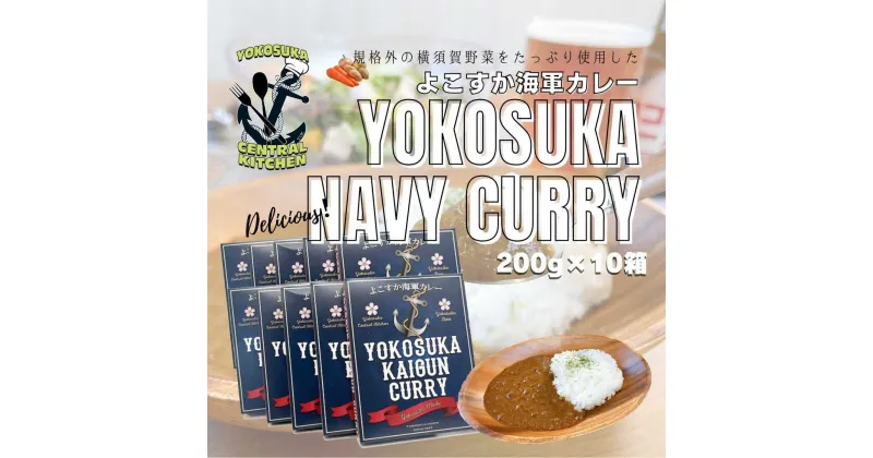 【ふるさと納税】よこすか海軍カレー 1人前200g×10個セット 2kg カレー レトルト【有限会社たのし屋本舗】[AKAE022]