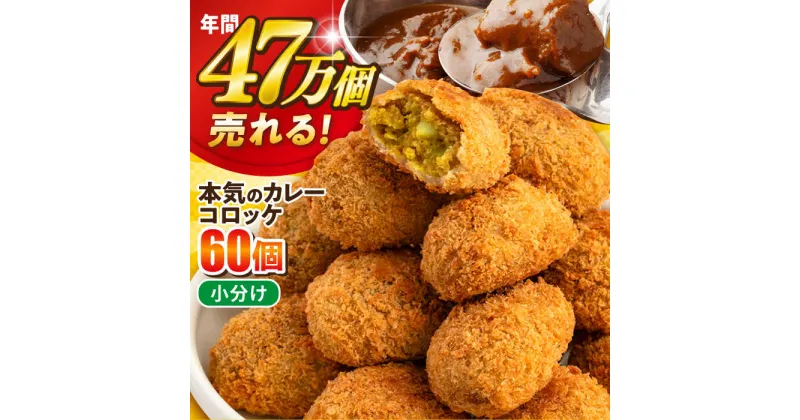 【ふるさと納税】三富屋さんの本気のカレーコロッケ60個 2.4kg コロッケ 惣菜 冷凍 お弁当 人気【三富屋商事株式会社】[AKFJ012]