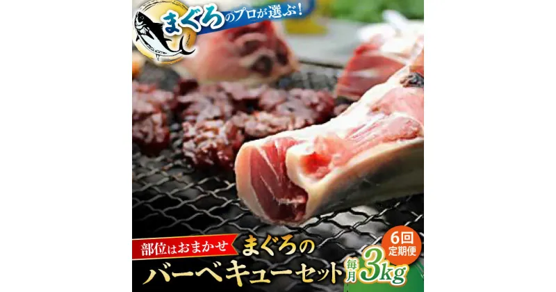 【ふるさと納税】【全6回定期便】まぐろ おまかせバーベキューセット 冷凍約3kg 鮪 マグロ BBQ 魚 横須賀【本まぐろ直売所】[AKAK033]