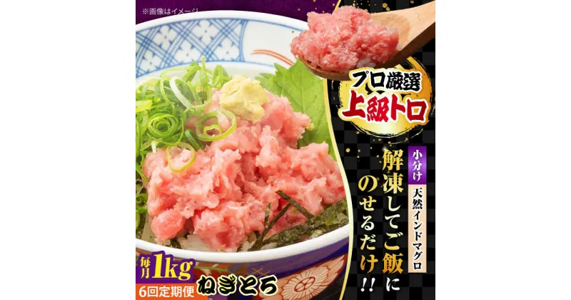 【ふるさと納税】【全6回定期便】天然 まぐろ ねぎとろ 約1kg（約250g×4パック） 鮪 マグロ 魚 ネギトロ 横須賀【本まぐろ直売所】[AKAK045]