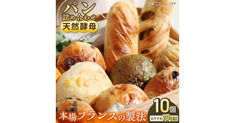 【ふるさと納税】【天然酵母パン】人気のパンおまかせ10種類10個入り詰め合せ パン ぱん 天然酵母 自家製 低温発酵 こだわり 発酵 【横須賀商工会議所 おもてなしギフト事務局（ザクロ）】[AKFP001]