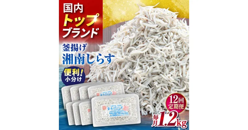 【ふるさと納税】【全12回定期便】釜揚げしらす1.2kg（150g×8パック）【かねしち丸水産】[AKFL008]