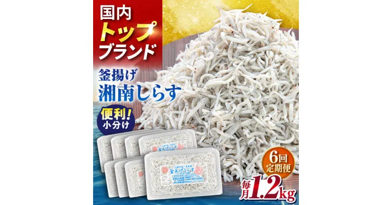 【ふるさと納税】【全6回定期便】釜揚げしらす1.2kg（150g×8パック）【かねしち丸水産】[AKFL007]