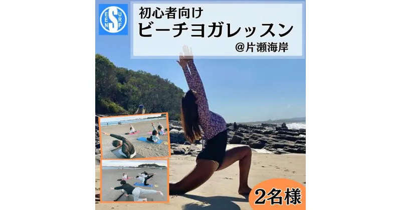 【ふるさと納税】ヨガ 片瀬海岸で行なう初心者向け ビーチヨガレッスン 2名 江ノ島 片瀬海岸 ヨガ レッスン ビーチ 海 海岸 体験 リフレッシュ 湘南 江ノ島 自然　藤沢市　お届け：ご入金後、1～2週間後に発送