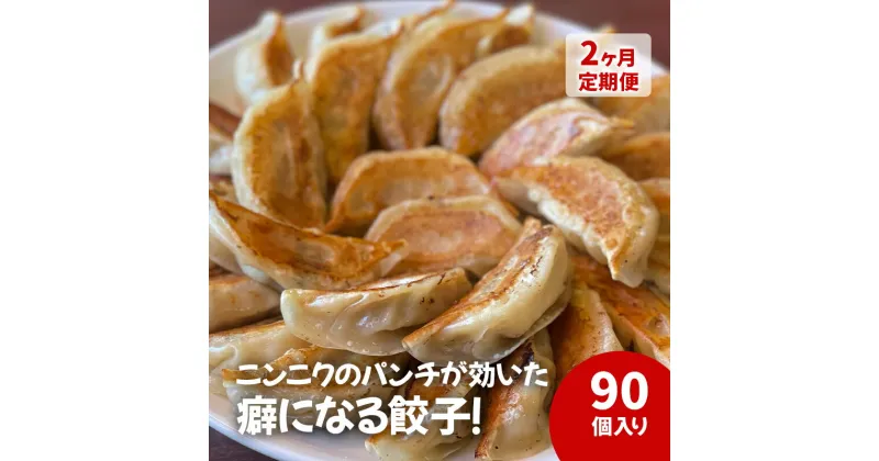 【ふるさと納税】餃子 【2ヵ月定期】中華大新自慢の餃子（90個）ぎょうざ ギョーザ 中華 おかず おつまみ お取り寄せ 冷凍 真空包装 国産野菜 藤沢　定期便・藤沢市　お届け：ご入金後、翌月から2ヵ月連続でお届けいたします。