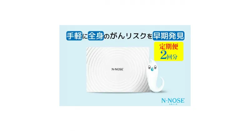 【ふるさと納税】【定期便割 】検査 がんのリスク早期発見サービス 線虫N-NOSE セット 検査2回分 検査キット がん検査 尿検査 自宅 手軽 簡単 早期治療 エヌノーズ 癌 ガン　定期便