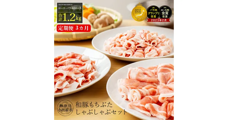 【ふるさと納税】【定期便3ヵ月】 豚 しゃぶしゃぶ セット 合計 1.2kg ロース バラ 肩ロース ふるさと納税 【ポーク 豚バラ 豚ロース 豚しゃぶ しゃぶしゃぶ肉 豚肉 贈答品 贈答用 ギフト お取り寄せ 御中元 お中元 お歳暮 贈り物 神奈川県 小田原市 】