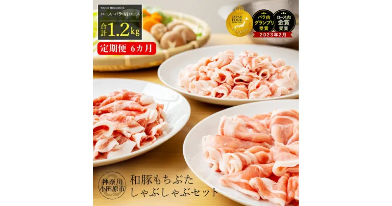 【ふるさと納税】【定期便6ヵ月】 豚 しゃぶしゃぶ セット 合計 1.2kg ロース バラ 肩ロース ふるさと納税 【ポーク 豚バラ 豚ロース 豚しゃぶ しゃぶしゃぶ肉 豚肉 贈答品 贈答用 ギフト お取り寄せ 御中元 お中元 お歳暮 贈り物 神奈川県 小田原市 】