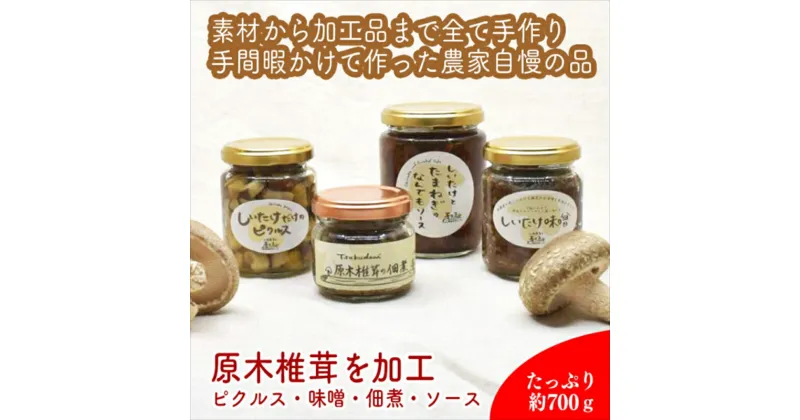 【ふるさと納税】椎茸加工品セット（加工品4種セット）【 家庭用 自宅用 贈答品 贈答用 ギフト お取り寄せ お中元 お歳暮 贈り物 お祝い 神奈川県 小田原市 】