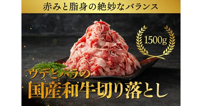 【ふるさと納税】国産和牛の切り落とし 1500g【 牛肉 和牛 神奈川県 小田原市 】