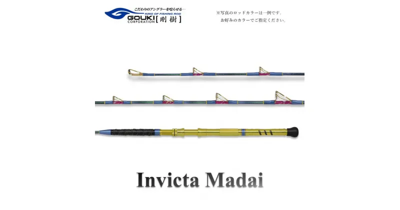 【ふるさと納税】剛樹 インビクタマダイ （IVM T2 255） 255cm ウェイト負荷50-100号 釣り 釣具 釣竿 ロッド　 釣り用品 釣り竿 海釣り マダイ