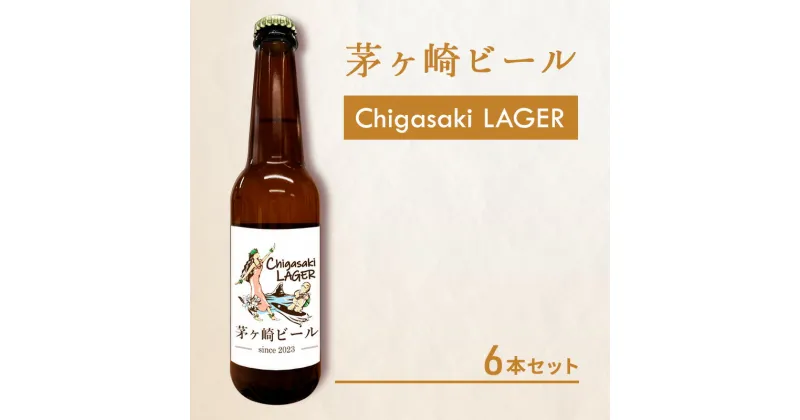 【ふるさと納税】茅ヶ崎ビール (ラガー) 6本セット　【お酒　ビール　クラフトビール　瓶入り　化粧箱入り】　 地ビール 瓶ビール アルコール飲料 家飲み 晩酌 バーベキュー BBQ