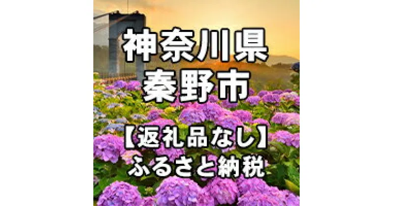 【ふるさと納税】神奈川県秦野市への寄付（返礼品はありません）