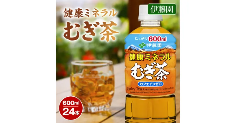 【ふるさと納税】伊藤園　健康ミネラルむぎ茶600ml ／ 麦茶 ペットボトル カフェインゼロ 無香料 無着色 送料無料 神奈川県 厚木市 お茶 夏 熱中症対策 妊婦 こども ノンカフェイン