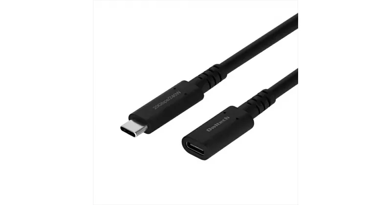 【ふるさと納税】 Owltech(オウルテック) 急速充電／高速データ通信 対応 USB C to C延長ケーブル 30cm OWL-CBCMCF3-BK 【 ケーブル 家電 神奈川県 海老名市 】