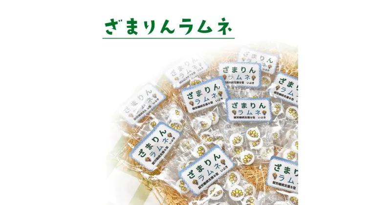 【ふるさと納税】ざまりんラムネ｜夏 爽やか ソーダ味 ざまりん ご当地キャラ 国産 神奈川県 座間市※着日指定不可