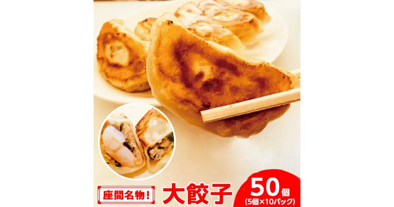 【ふるさと納税】座間名物！大餃子5個×10パック合計50個※着日指定不可