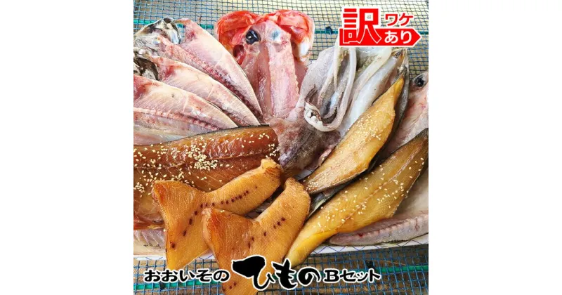 【ふるさと納税】おおいその干物Bセット／ 季節によって多少内容が変わる訳あり品【 ひもの 魚 天日干し 神奈川県　大磯 湘南 特産品 神奈川県 大磯町 自家製干物 贈答品 地魚 大磯産 干物　父の日 】