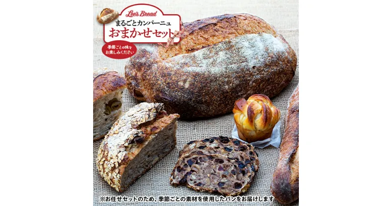 【ふるさと納税】Lee’s Breadまるごとカンパーニュおまかせセット 天然酵母パン ハード系ブレッド カンパーニュ　配送地域限定【 神奈川県 大磯町 無農薬 国産小麦粉 天然酵母 バブカほうじ茶 フルーツナッツライ麦 贈答品 父の日 お歳暮 】