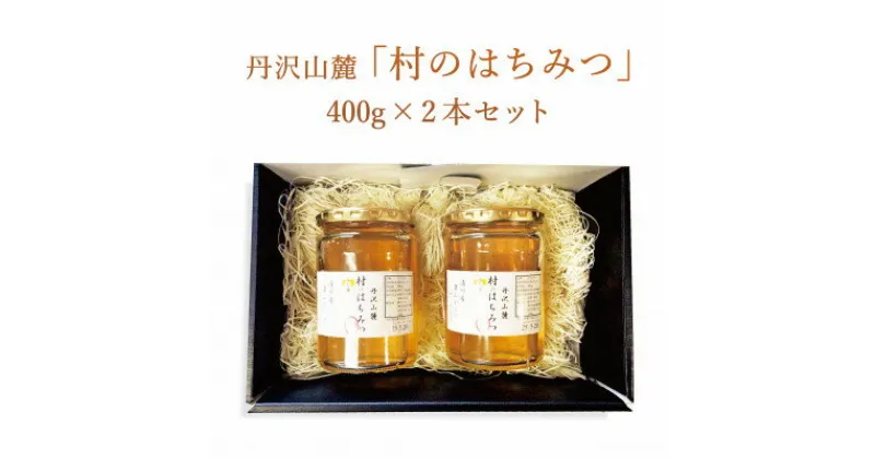 【ふるさと納税】道の駅「清川」からお届け!『丹沢山麓 清川村のはちみつ400gx2本セット』【1427487】