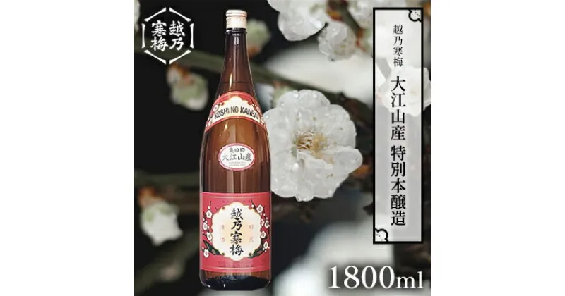 【ふるさと納税】越乃寒梅 大江山産特別本醸造 1800ml 限定酒 酒 日本酒 1本 地酒 本醸造 特別本醸造 五百万石米100％ 淡麗 辛口 冷や 燗 ぬる燗 ギフト 贈り物 プレゼント 自宅用 晩酌 新潟県　 新潟市 　お届け：寄附確認後、随時発送