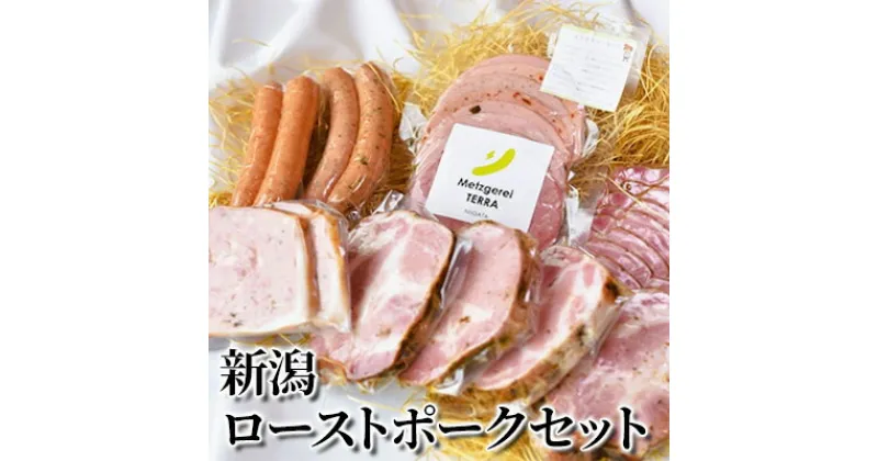 【ふるさと納税】新潟ローストポークセット　 お肉 豚肉 ハム ソーセージ 厚切りステーキ 詰め合わせ 惣菜 サラダ おつまみ