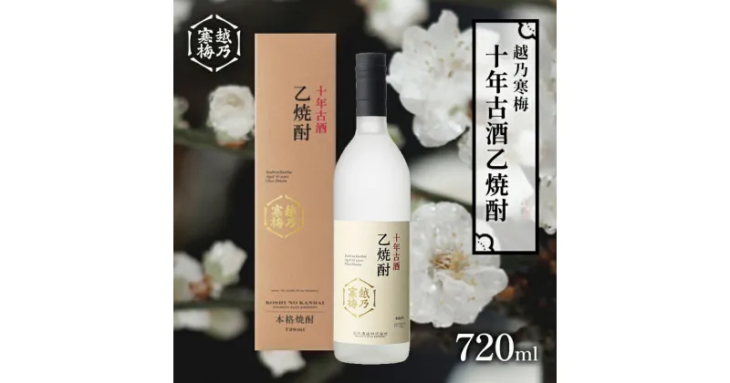 【ふるさと納税】越乃寒梅　十年古酒乙焼酎　720ml　 お酒 晩酌 家飲み 宅飲み熟成 滑らかな口当たり