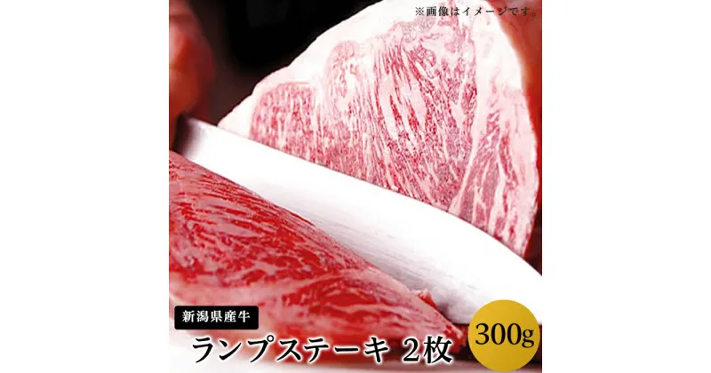 【ふるさと納税】 牛肉 ステーキ 76-56A新潟県産牛（長岡産）ランプステーキ2枚（計300g）