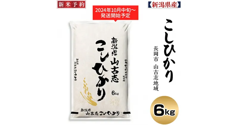 【ふるさと納税】米 白米 コシヒカリ 新潟 令和6年 新米 75-AY061新潟県長岡産コシヒカリ山古志地域棚田米6kg