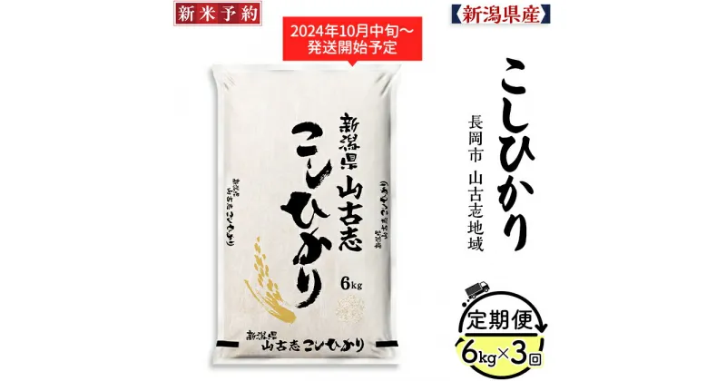 【ふるさと納税】米 定期便 白米 コシヒカリ 新潟 令和6年 新米 75-AY063【3ヶ月連続お届け】新潟県長岡産コシヒカリ山古志地域棚田米6kg