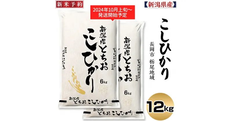 【ふるさと納税】米 白米 コシヒカリ 新潟 令和6年 新米 75-AT121新潟県長岡産コシヒカリ（栃尾地域）12kg