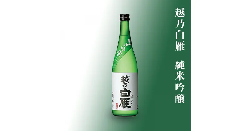 【ふるさと納税】 新潟 日本酒 95-A5越乃白雁 純米吟醸