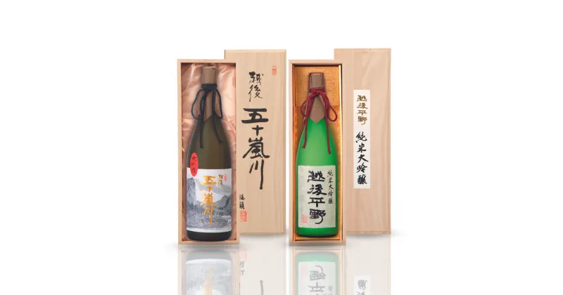 【ふるさと納税】大吟醸原酒・純米大吟醸 日本酒セット（1.8L×2本）日本酒 大吟醸原酒 純米大吟醸 一升瓶 [福顔酒造] 【052S003】