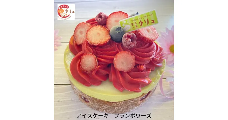 【ふるさと納税】フランボワーズアイスケーキ 5号 アイス ケーキ 誕生日 お菓子 おやつ デザート スイーツ お取り寄せ 【016S030】