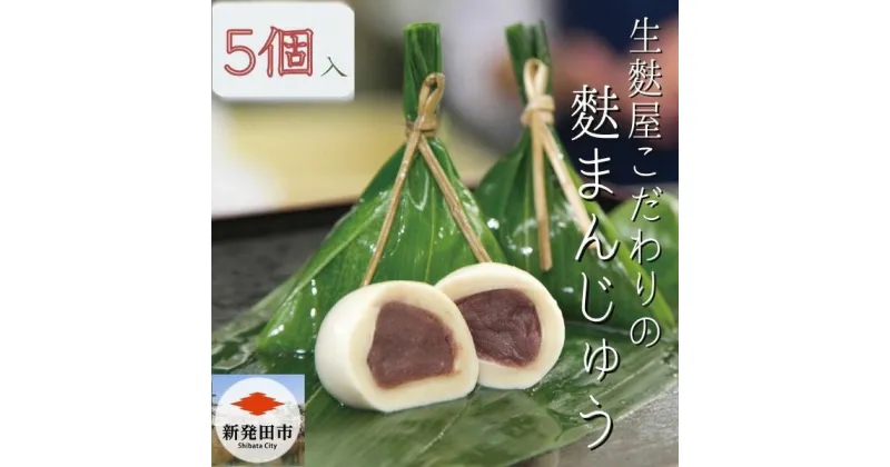 【ふるさと納税】 麩まんじゅう 5個入 【 麩 麩まんじゅう 宮村製麩所 菓子 生麩 冷凍 5個入 麩屋 国産もち粉 和スイーツ I58 】