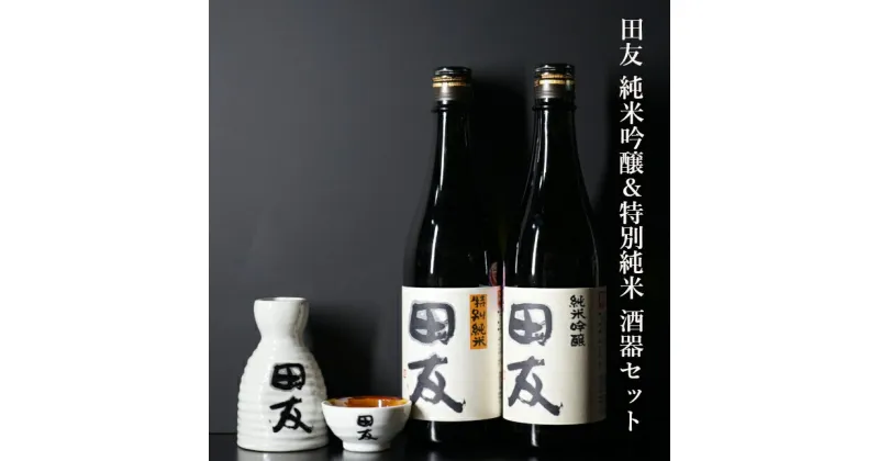 【ふるさと納税】田友酒器セット（田友 純米吟醸&特別純米 各720ml）高の井酒造 酒器 純米吟醸 日本酒 新潟県 19P125